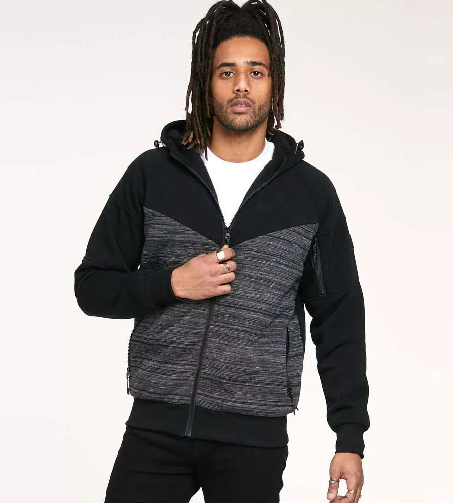 Mens sherpa zip up hoodie outlet