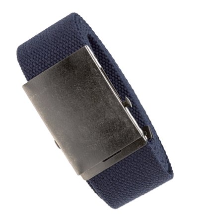 D555 Big Mens Navy Webbing Belt (EDWARD NAVY)