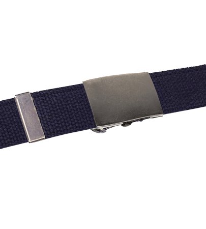 D555 Big Mens Navy Webbing Belt (EDWARD NAVY)