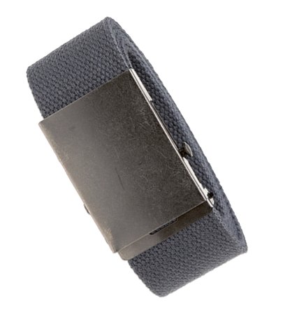 D555 Big Mens Charcoal Webbing Belt (EDWARD CHARCOAL)