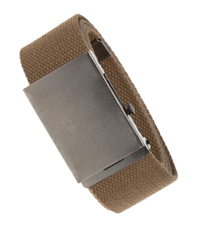 D555 Big Mens Khaki Webbing Belt (EDWARD KHAKI)