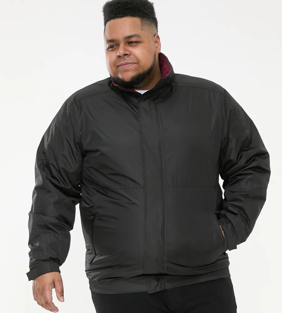 Duke Direct D555 Big Mens Showerproof Jacket With Fleece Lining and Pa